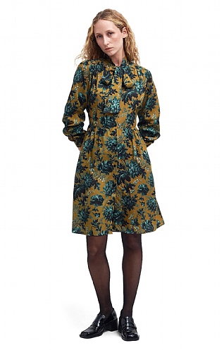 Ladies Barbour Queensbridge Dress, Opia Bronze