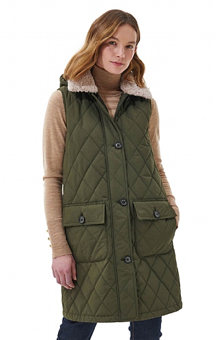 Ladies Barbour Zander Gilet - Olive, Olive