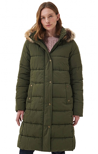 Ladies barbour jacket with fur hood discount