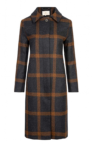 Relaxed Tweed Coat