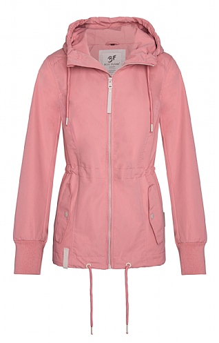 House Of Bruar Ladies Waterproof Jacket with Hood, Rosa