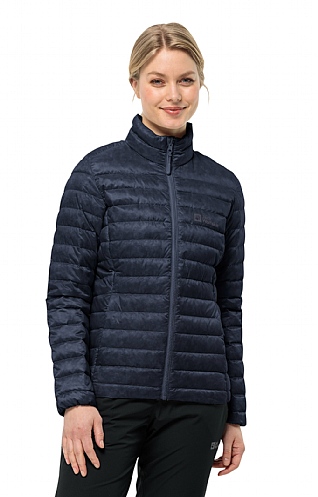 Ladies Jack Wolfskin Pilvi Down Jacket, Night Blue