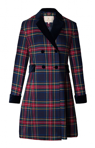 Ladies Tartan Full Length Coat House of Bruar