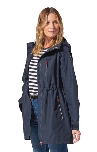 Ladies Musto Sardinia Raincoat - Navy Blue, Navy