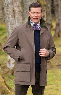 Wax Cotton Shooting Coat