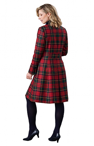 velvet collar coat womens