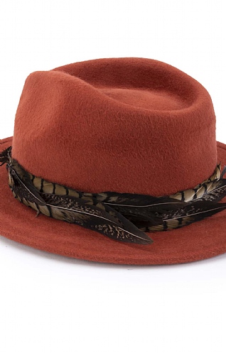 Ladies Felt Pheasant Feather Band 