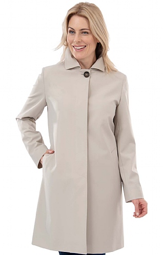Cinzia Rocca Covered Placket Raincoat