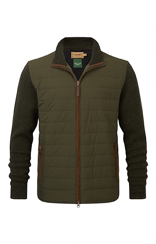 Schoffel Hybrid Quilted Aerobloc Jacket - Blue Green, Loden