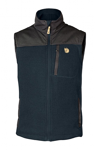 Fjallraven Buck Fleece Vest, Dark Navy