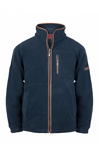 Cole Fleece Jacket - Navy Blue