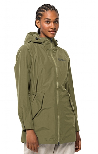 Ladies Jack Wolfskin Dakar Parka, Bay Leaf