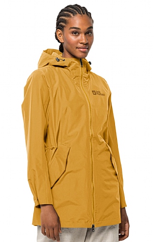 Ladies Jack Wolfskin Dakar Parka, Curry