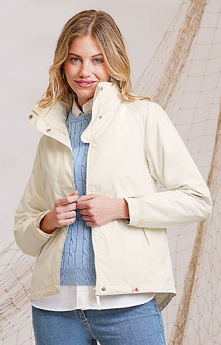 House Of Bruar Ladies Waterproof Jacket, Off White