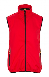 Musto Crew Soft Shell Gilet, True Red