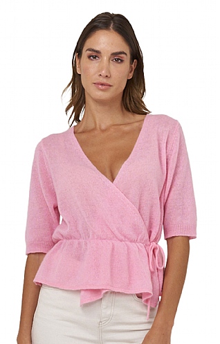 Brodie Cashmere Ladies Summer Ballet Wrap, Bubble Gum