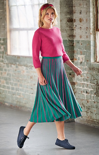House of Bruar Ladies Silk & Cashmere Skirt