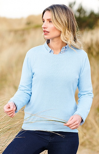 Cotton & Cashmere Crew Neck Cotton & Cashmere Crew Neck