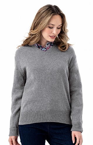 Ladies Lambswool V Neck Ladies Lambswool V Neck