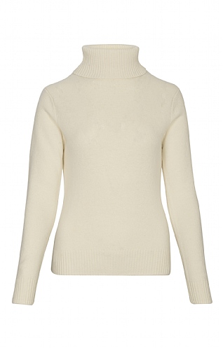 Ladies Lambswool Roll Neck
