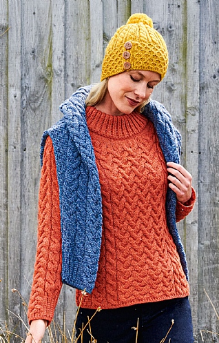 Cable Aran Turtle
