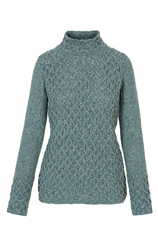 Wool & Cashmere Trellis Sweater