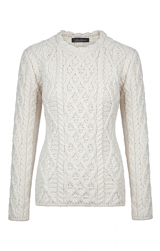 Lattice Cable Aran Sweater