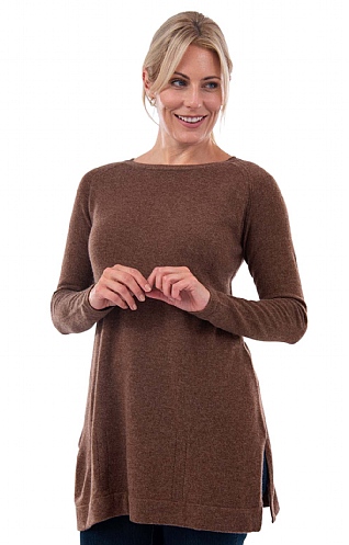Cashmere Crew Neck Tunic