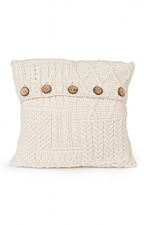 Aran Patchwork Cushion Cover