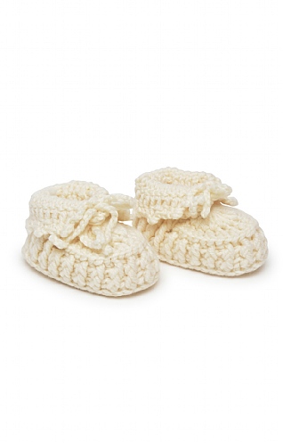 Aran Baby Booties