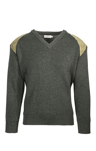 Mens Shooting V-Neck Sweater