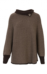 Cashmere & Silk Poncho