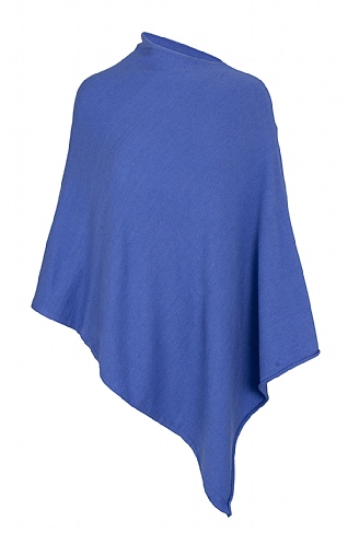 House Of Bruar Tilley Poncho, Cornflower