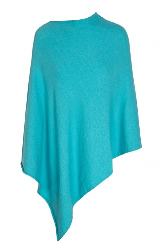 House Of Bruar Tilley Poncho, Turquoise