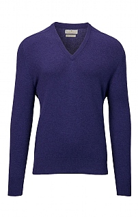 Barrie 3 Ply Cashmere V Neck