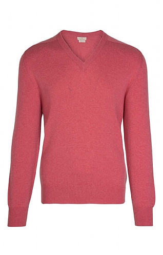 Barrie 3 Ply Cashmere V Neck Barrie 3 Ply Cashmere V Neck