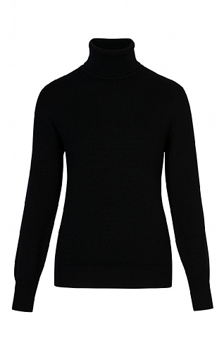 Barrie 3ply Cashmere Roll Neck