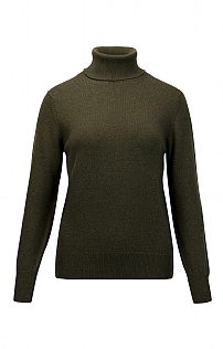 Barrie 3ply Cashmere Roll Neck