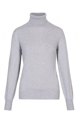 Barrie 3ply Cashmere Roll Neck