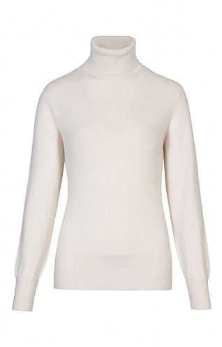 Barrie 3ply Cashmere Roll Neck