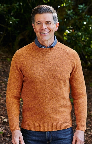 Mens Shetland Crew Neck