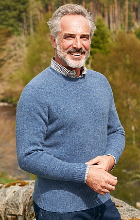 Mens Shetland Crew Neck Mens Shetland Crew Neck