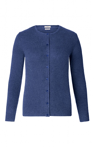 Ladies Cashmere 2 Ply Crew Cardigan