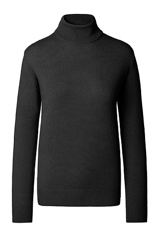 Black cashmere store polo neck ladies