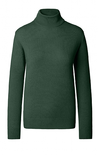 Ladies Cashmere 2 Ply Roll Neck