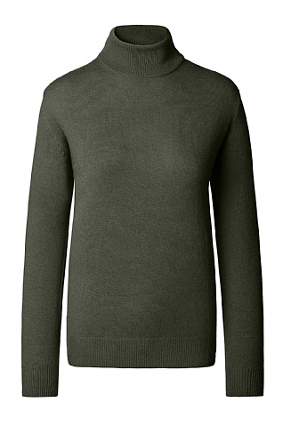 Ladies Cashmere 2 Ply Roll Neck