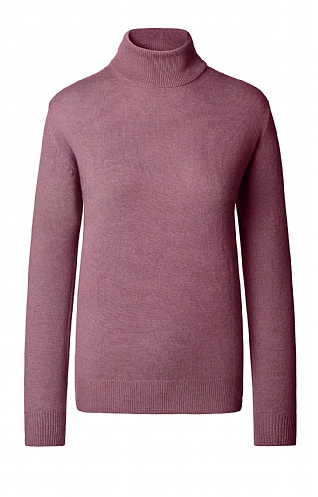 Ladies Cashmere 2 Ply Roll Neck