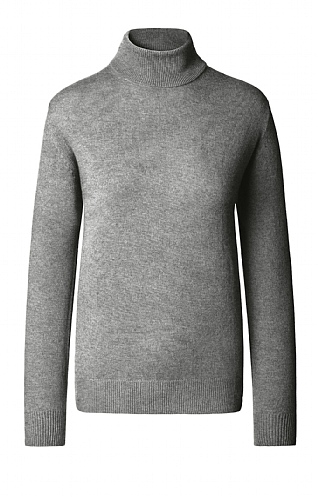 Ladies Cashmere 2 Ply Roll Neck