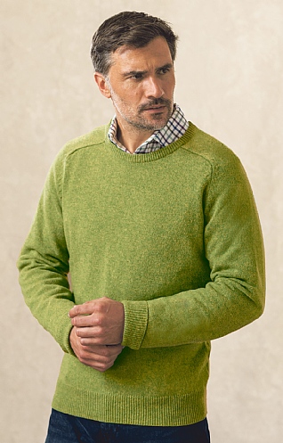 House of Bruar 2 ply Lambswool Crew Neck House of Bruar 2 ply Lambswool Crew Neck