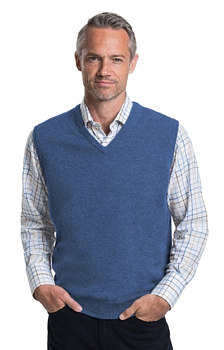 House of Bruar 2 ply Lambswool Slipover